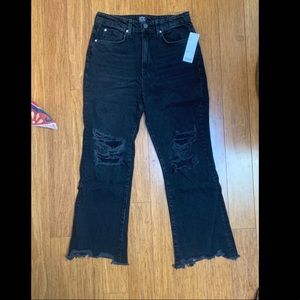 NWT BDG black distressed jeans
